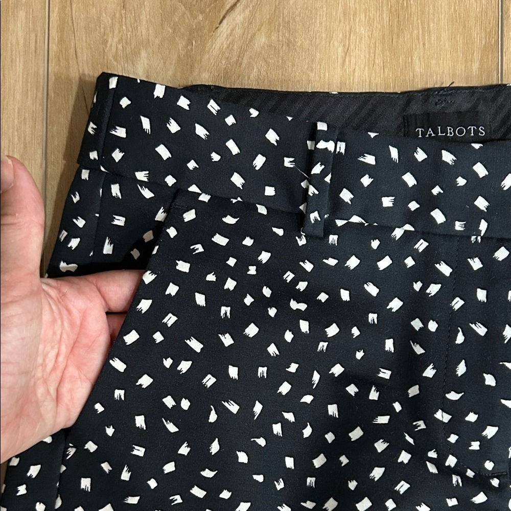 NWOT - TALBOTS Hampshire Ankle Pants in Black & White - Picture 6 of 14